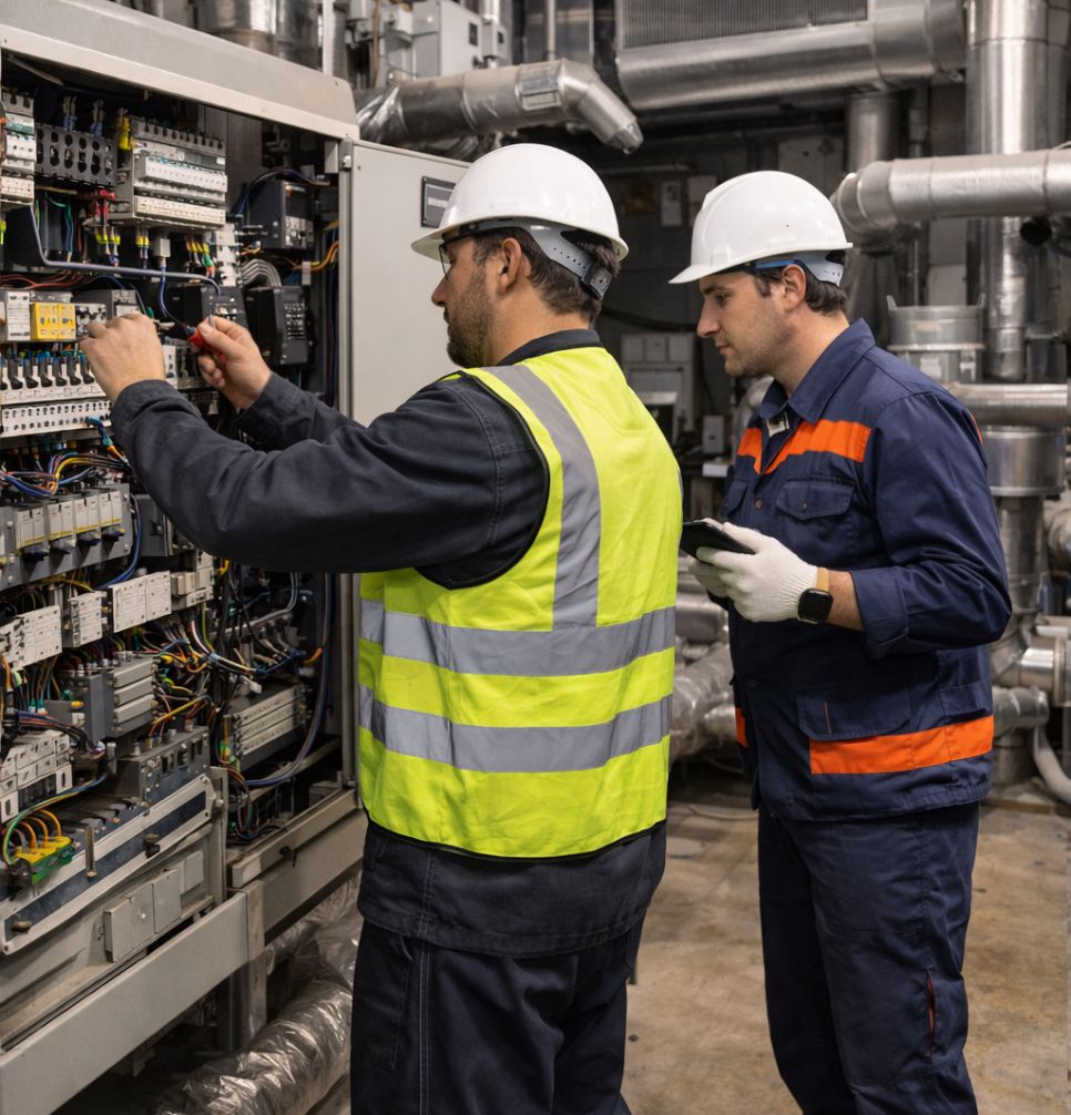 6️⃣ الأنظمة الكهروميكانيكية والتقنية